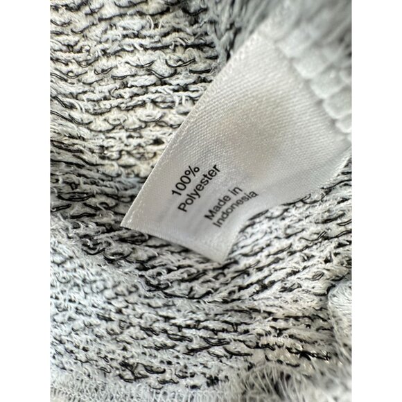 Lane Bryant Womens Chevron Knitted Sweater Size 18/20 Black Gray V-Neck Pullover - Picture 3 of 11